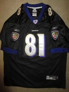 Anquan Boldin #81 Baltimore Ravens NFL Reebok Black Jersey Youth XL 18-20 - Picture 1 of 3