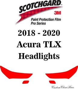 3M Scotchgard Paint Protection Film Pro Series Clear 2018 2019 2020 Acura TLX - Picture 1 of 3
