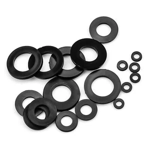800pcs Plastic Washers Nylon Ring Flat Gasket For Metric M2-M12 Assortments Kits - Picture 1 of 1