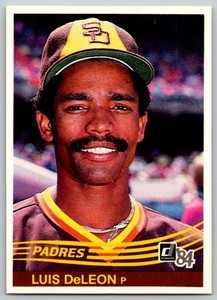 1984 Donruss Luis DeLeon San Diego Padres #162
