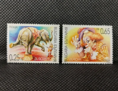 Bulgaria 2002 EUROPA CEPT circo elefante payaso MNH #3375 Foto 1 de 4