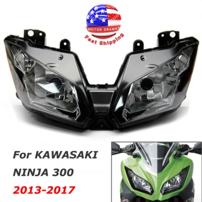 Front Headlight Assembly for KAWASAKI NINJA 300 EX300 2013 2014 2015 2016 2017 - Image 1 of 4