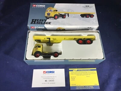 Q-29 CORGI CLASSICS 1:50 SCALE DIE CAST TRUCK - 12801 FODEN FG ARTICULATED TRAIL - Image 1 of 4