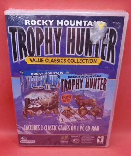 NEW Rocky Mountain Trophy Hunter PC Trophy Hunter 1 And 2 Infogrames 1998 1999 