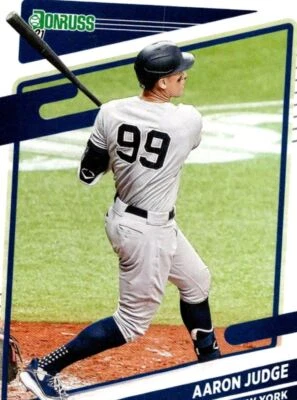 2021 Donruss Holo Blue Aaron Judge New York Yankees #2 - Image 1 of 2