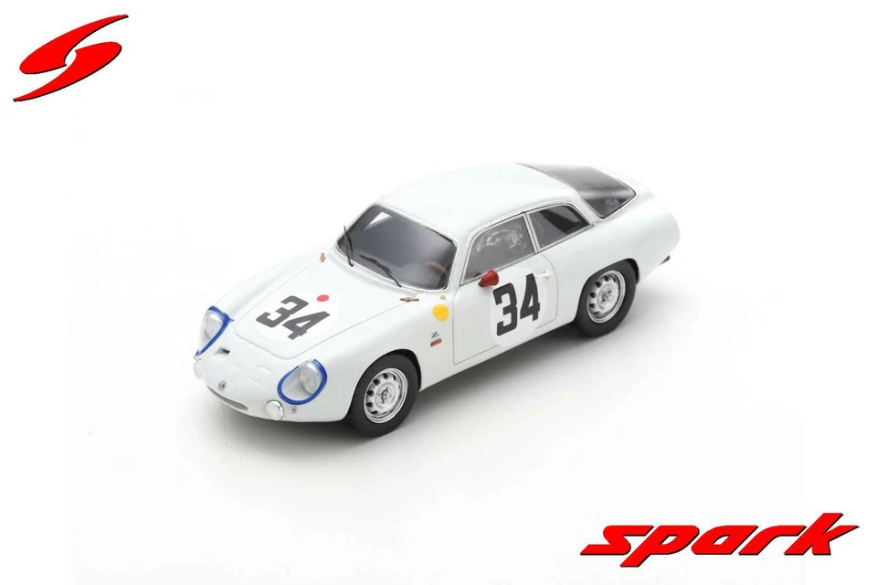 Spark 1/43 Alfa Romeo Giulietta Sport Zagato #34 24H Le Mans 1963 S9052 - Immagine 1 di 1