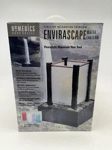 HoMedics EnviraScape Tabletop Relaxation Water Lantern New - Picture 1 of 6