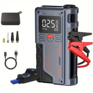 Jump Starter with Air Compressor Portable 1000A Car Battery Jumper Starter 14.8V - Picture 1 of 9