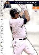 2008 New Orleans Zephyrs Multi-Ad #23 Valentino Pascucci Baton Rouge Louisiana 
