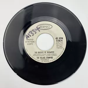 Village Stompers From Russia With Love / Bridges of Budapest Record 45 RPM Vinyl - Picture 1 of 2