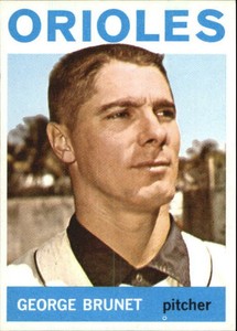 1964 Topps #322 George Brunet ORIOLES NM/MT G24084 - NM-MT