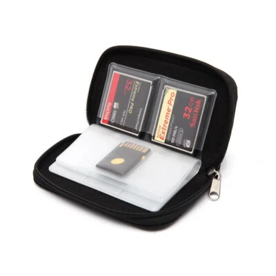 Memory Card Storage Bag Carrying Case Holder Mesh 22 Slots for SD/Micro SD Cards - Image 1 of 4