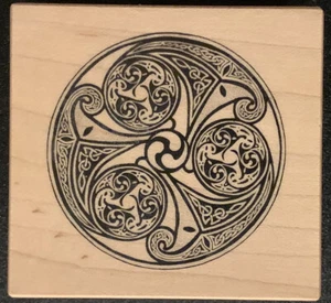 PSX F-2454 Celtic Circle Symbol Rubber Stamp - Picture 1 of 3
