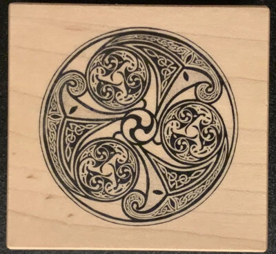 PSX F-2454 Celtic Circle Symbol Rubber Stamp - Image 1 of 3