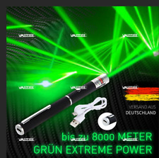 Wskaźnik laserowy USB zielony 8000 METR zasięg NIEZWYKLE MOCNY / BARDZO JASNY 1mW bateria USB