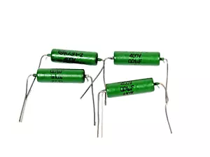 Lote de 10 piezas. Condensador PETP de audio ruso 0,01uF 400V K73P-2. Nuevo de lote antiguo - Imagen 1 de 4