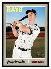 2019 Topps Heritage #161 JOEY WENDLE Tampa Bay Rays