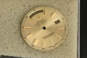 Rolex 18038 18238 18078 18248 18200 Day-Date Yellow Gold Champagne Stick DIAL - Picture 1 of 3