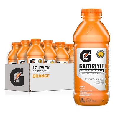 Rapid Rehydration Electrolyte Beverage, Orange, 20Oz Bottles (12 Pack) - Image 1 of 4