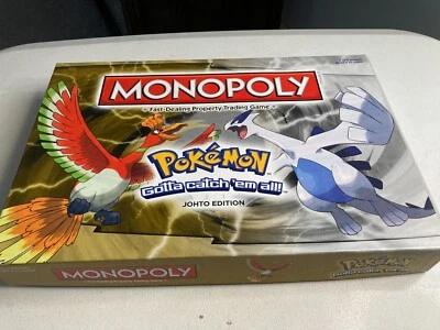 2016 Monopoly Pokemon Johto Edition Board Game 99% Complete Pikachu Togepi Pichu - Image 1 of 4