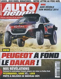 AUTO HEBDO Nr. 1939 vom 11. Dezember 2013 WEC AUDI PEUGEOT 2008 DKR - Bild 1 von 1
