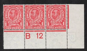 GV - SG345. 1d Scarlet Control B12(p) Tira Ancha x 3. Excelente desmontado como nuevo. - Imagen 1 de 1