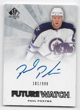 11/12 SP AUTHENTIC FUTURE WATCH AUTOGRAPH RC /999 (#221-280) U-Pick From List