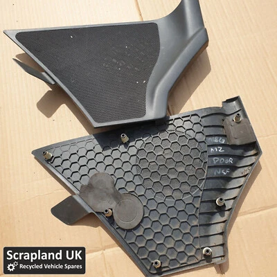 RENAULT MEGANE Mk2 2002-2008 OSF & NSF Door Speaker Grilles Grills Covers - Image 1 of 4