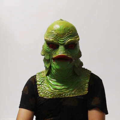 Cosplay Creature From the Black Lagoon Maske Halloween Fisch Monster Maske Latex - Bild 1 von 4