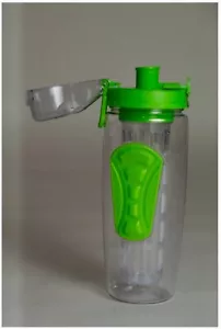 Fruit Infuser Water Bottle 32oz (1000 mL) - Durable, BPA Free Tritan, Flip Lid - Picture 1 of 7