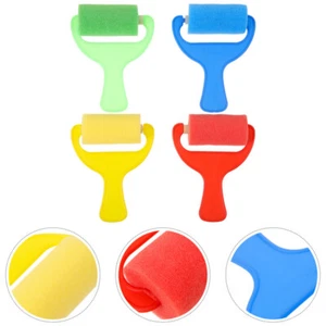 4 Pcs Kids Paint Rollers Sponges Kids Painting Tools Kids Diy Painting Kit - Picture 1 of 12