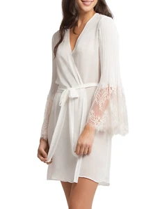 Rya Collection Anniversary Cover Up Robe Ivory $148 Size XL - Picture 1 of 4
