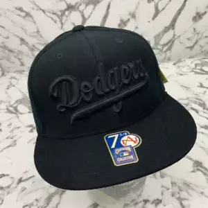 Men's American Needle LA DODGERS Black | Royal Blue 59FIFTY MLB Hats NWT - Picture 1 of 11