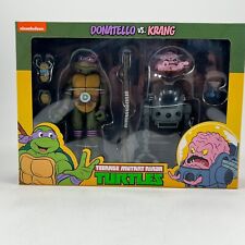 NECA TMNT Teenage Mutant Ninja Turtles DONATELLO VS KRANG 2 Pack Figures