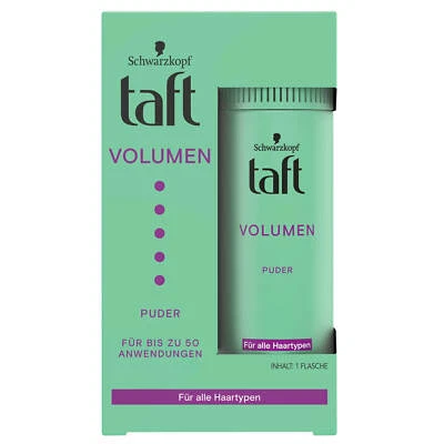 10g Schwarzkopf taft Volumen Puder für bis zu 50 Anwendungen für alle Haartypen - Bild 1 von 2
