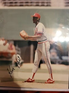 KEN HILL ST. LOUIS CARDINALS ACTION SIGNED 8x10 - Picture 1 of 1