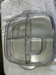 LG Square ‘Cool & Serve’ Pampered Chef Covered Tray Server ~Fruit/Veg/Devil Eggs - Picture 1 of 9