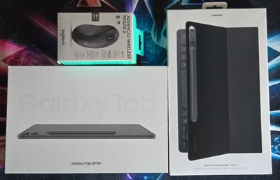 Samsung Galaxy Tab S9 FE+ SM-X610 128 GB, Wi-Fi, 12.4 in Gray "Bundle" - Image 1 of 4