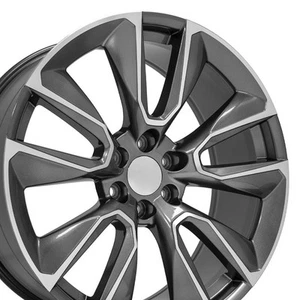 24 inch Gunmetal 5916 Wheels SET of (4) Fit RST Silverado Tahoe Suburban Rims - Picture 1 of 5