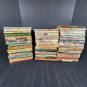 Vintage Western Paperback Book Lot 50+ Ernest Haycox Longarm Apache Series - Picture 1 of 7