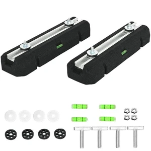 Rubber Mini Split Pad for 9000-36000 BTU, 2 Pack Floor Mounting Base Pad Heav... - Foto 1 di 9