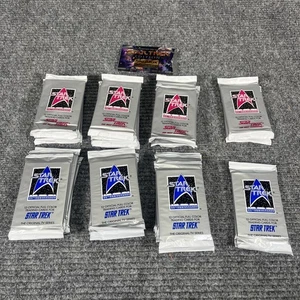 1991 Star Trek Trading Cards The Next Generation 35 Sealed Packs! FREE SHIPPING  - Picture 1 of 5