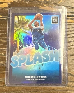 2024-25 Panini Donruss Optic ANTHONY EDWARDS #7 Splash PURPLE PRIZM Timberwolves - Bild 1 von 2