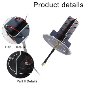 Robust 2 4GHz High Gain Antenna Designed for Long Range FPV Applications - Photo 1/16
