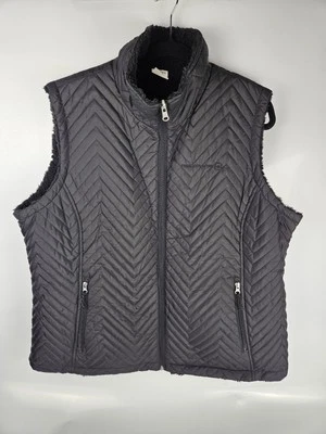 Chaleco reversible acolchado acolchado Chevron XXL Chevron y polar FREE COUNTRY para mujer Foto 1 de 4