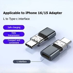 L auf Typ-C USB C Adapter Lade Daten Sync & OTG Connector für iPhone 15/16 - Bild 1 von 14