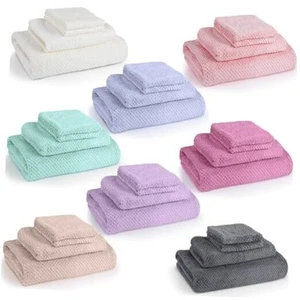 32 Pcs Bath Towels Sets Included 8 Bathroom and Hand Towels Set and 16 Wash - Picture 1 of 8