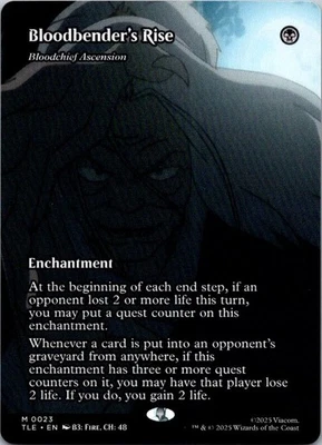 MTG Magic The Gathering Avatar Bloodbenders Rise Eternal-Legal Borderless Mythic - Image 1 of 2