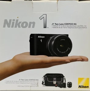 Nikon J1 Digital Camera - Black (Kit w/Zoom Lens 30-110mm ONLY) - Picture 1 of 5
