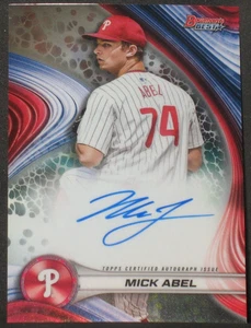 Mick Abel 2024 Bowman's Best Of Autograph Rookie #MA Philadelphia Phillies Twins - Picture 1 of 2